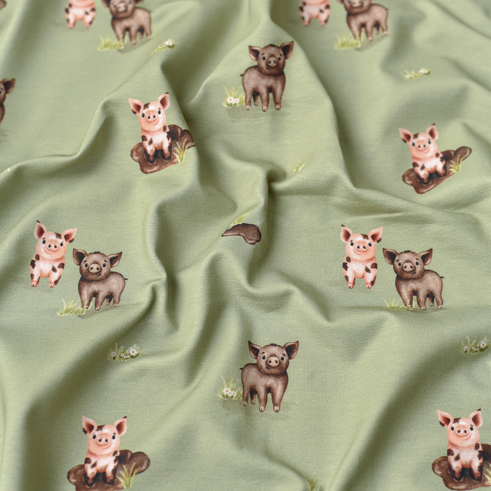 Horsti&Borsti dunkel (Schwein) | Jersey & French Terry (BIO)