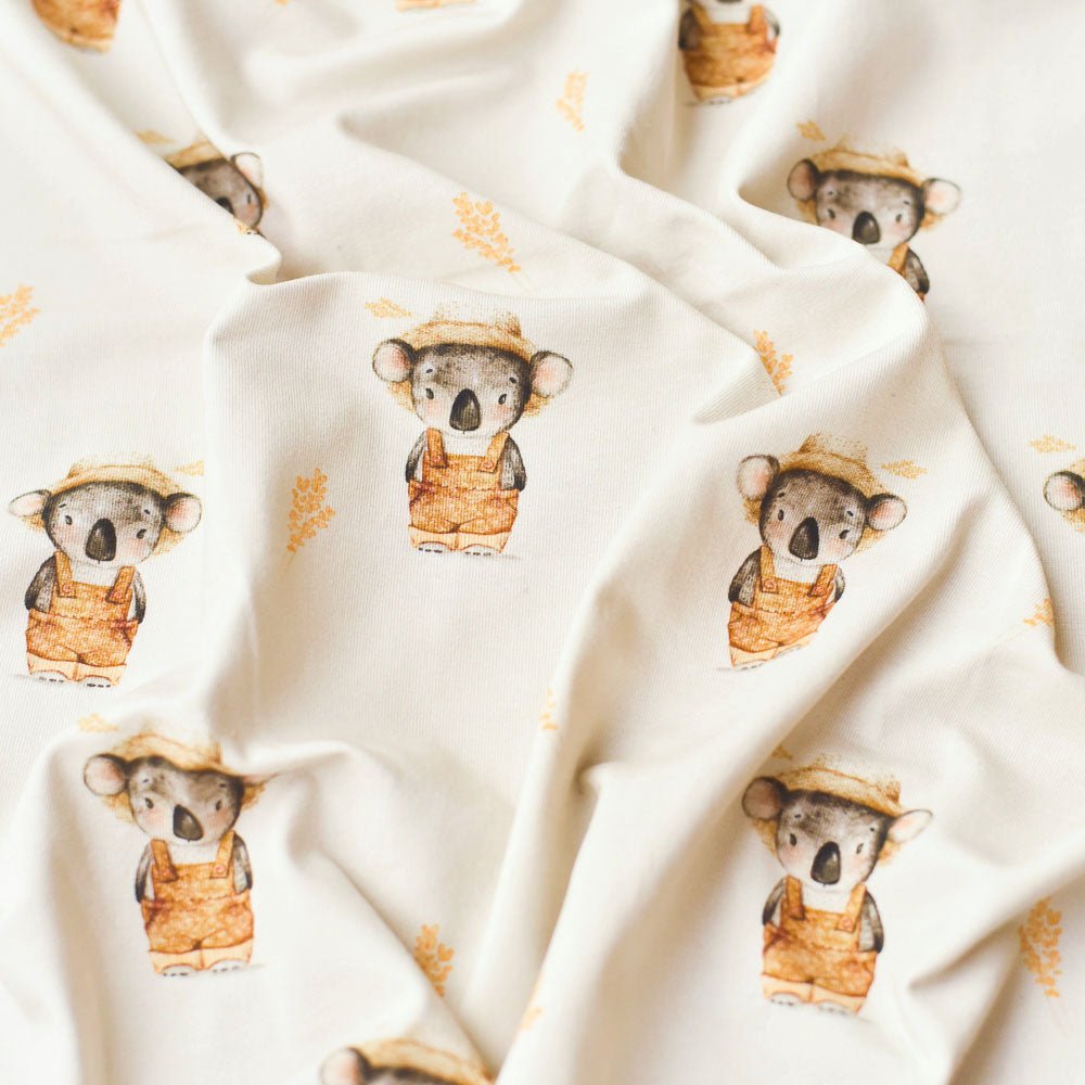 Hucklbärli hell (Koala) | Jersey & French Terry (BIO)