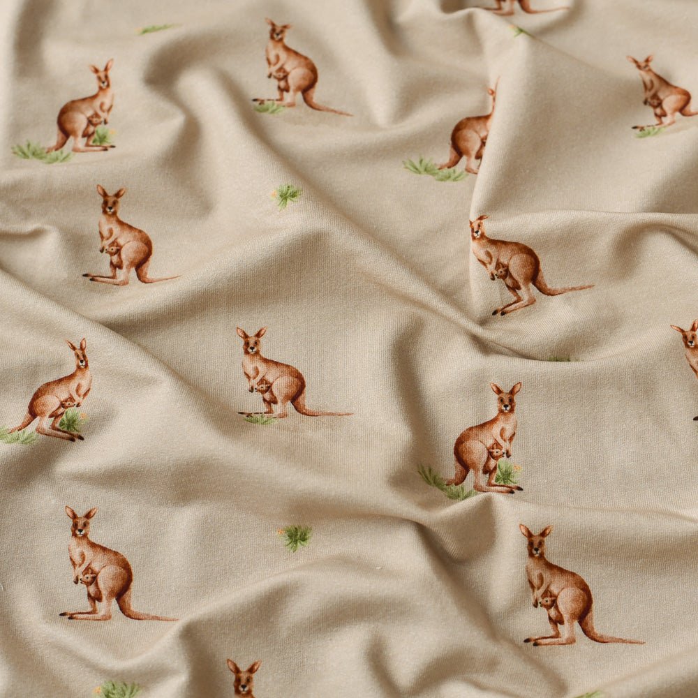 Sydney die Sprunghafte dunkel (Känguru) | Jersey & French Terry (BIO)