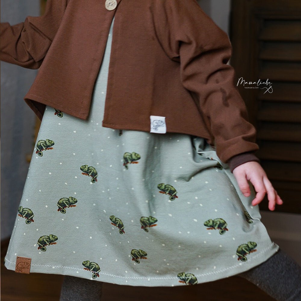 Karla die Kunterbunte dunkel (Chamäleon) |  Jersey & French Terry (BIO)