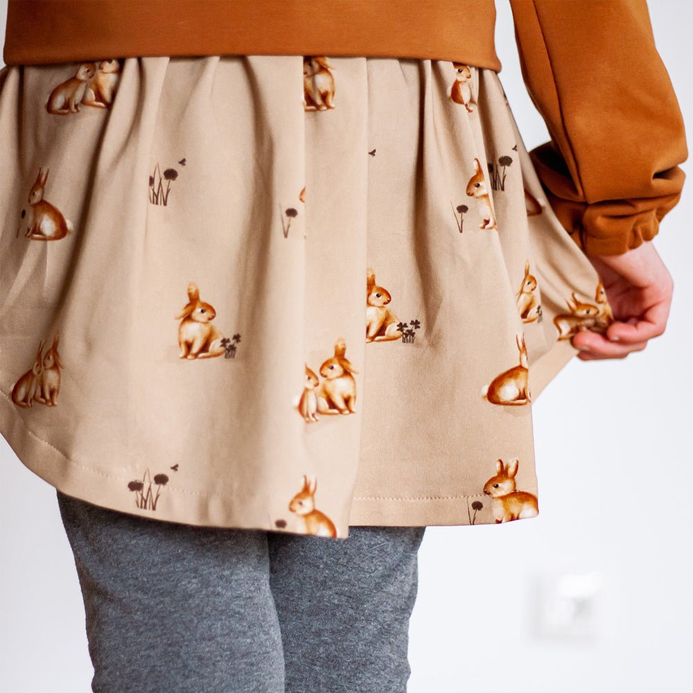 Lotta Langohr dunkel (Hase) | Jersey & French Terry (BIO)