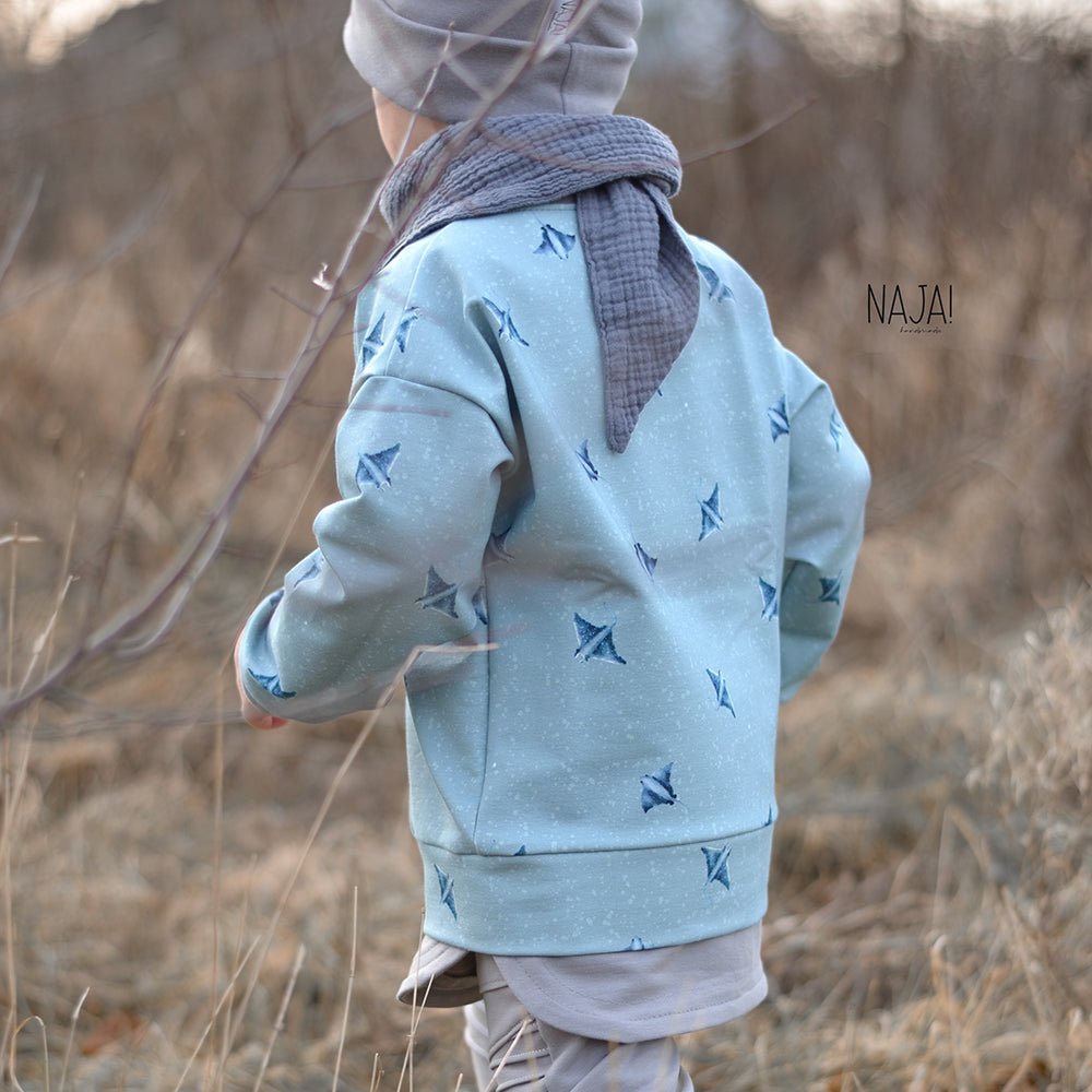 Maui Manta dunkel (Rochen) | Jersey & French Terry (BIO)