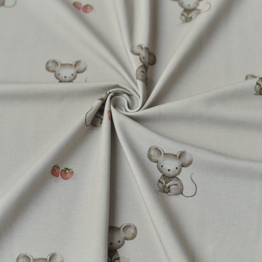 Mika Mausezahn dunkel (Maus) | Jersey & French Terry (BIO)