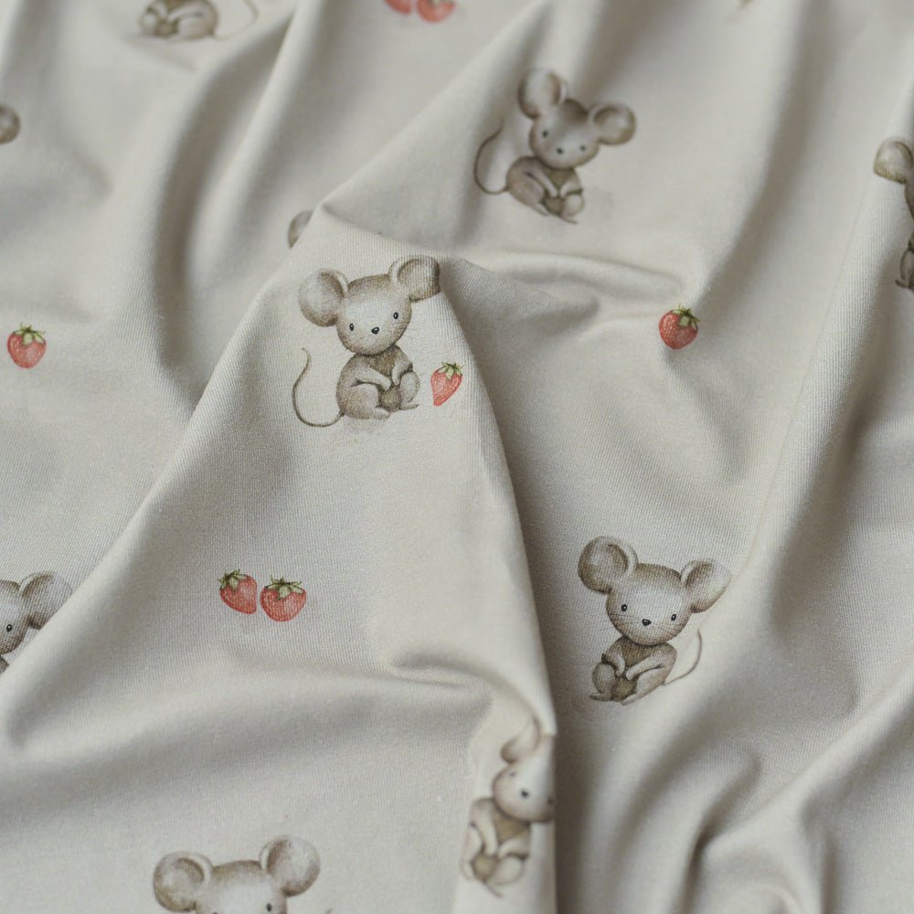 Mika Mausezahn dunkel (Maus) | Jersey & French Terry (BIO)