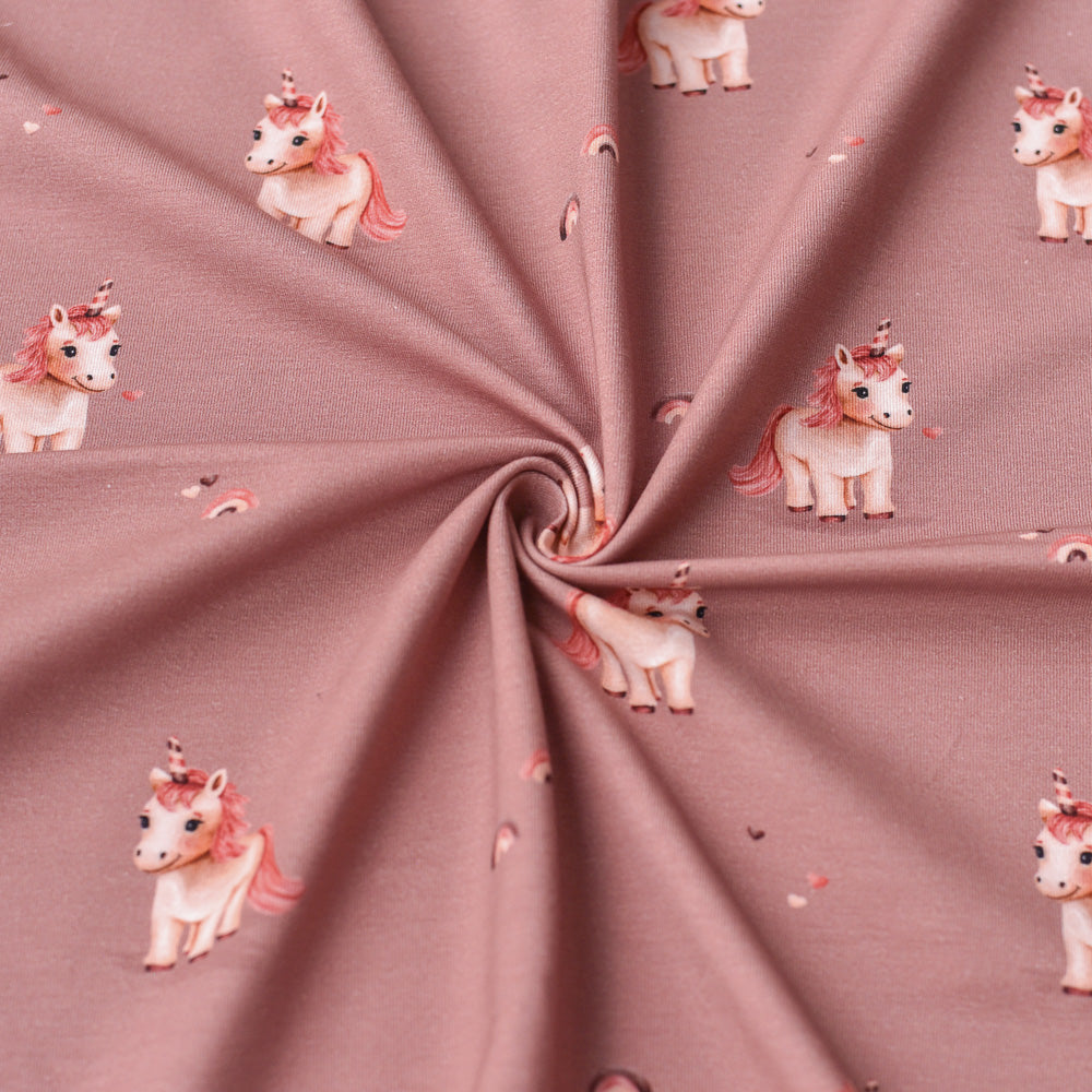 Mirabelle die Magische dunkel (Einhorn) | Jersey & French Terry (BIO)