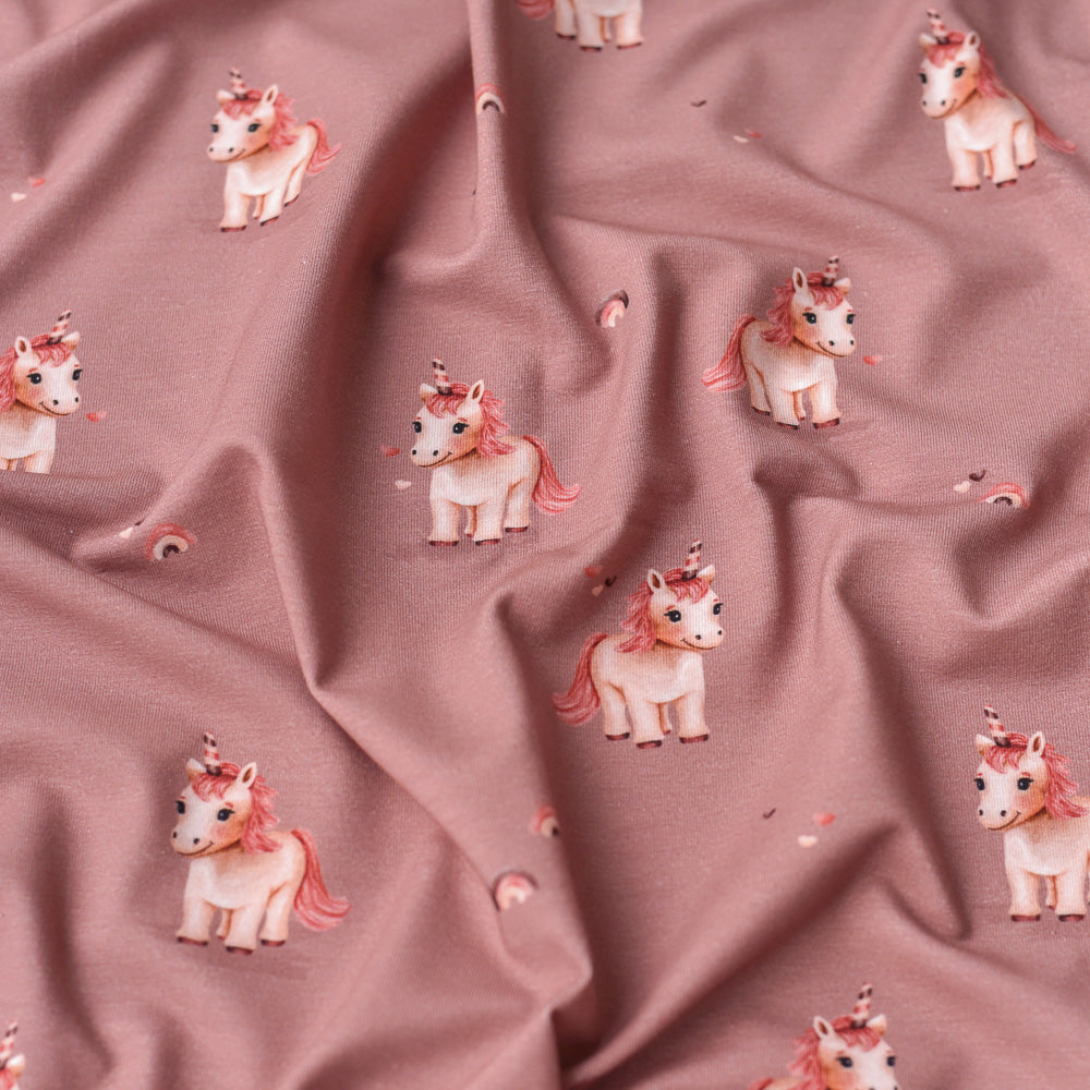 Mirabelle die Magische dunkel (Einhorn) | Jersey & French Terry (BIO)