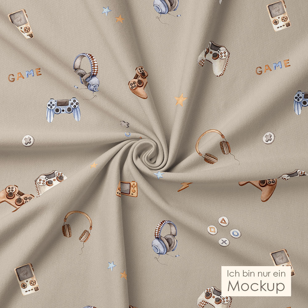 Game on braun | Jersey & French Terry (BIO)