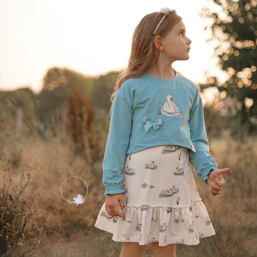 Odette von Schwan hell | Jersey & French Terry (BIO)