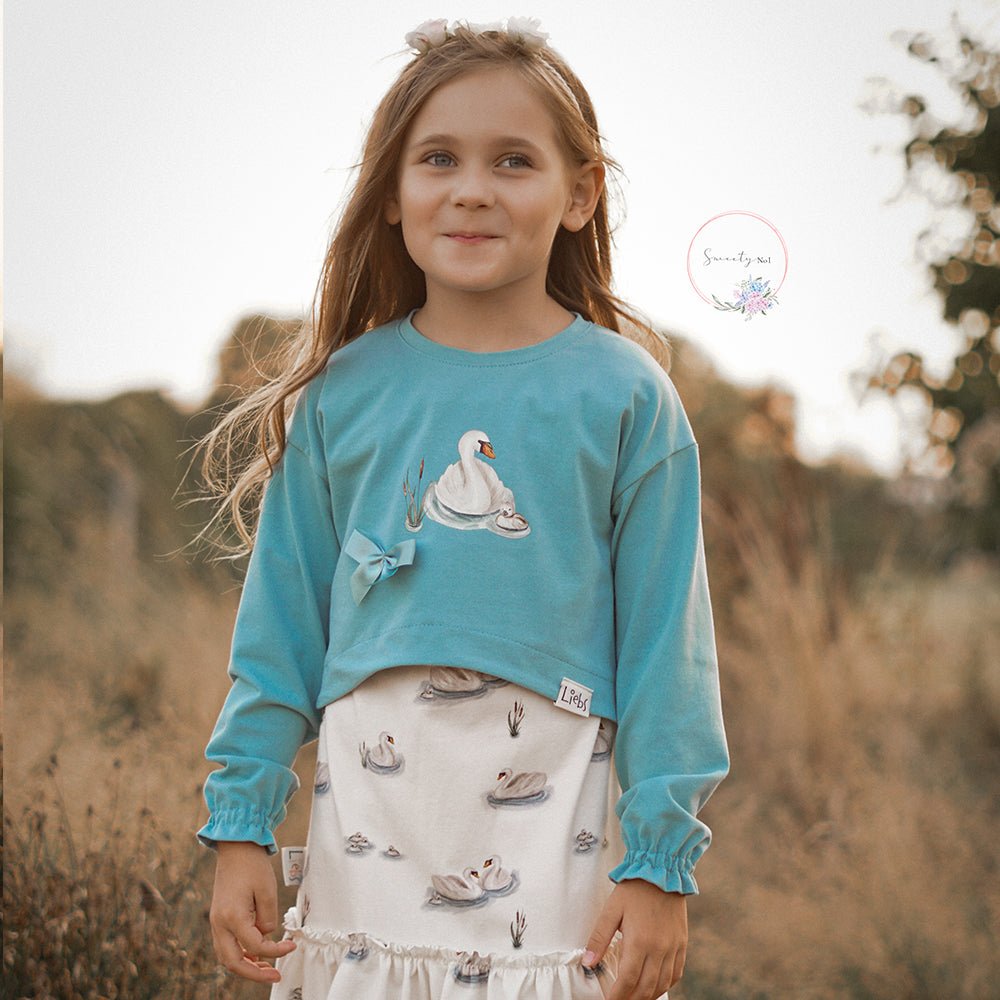 Odette von Schwan hell | Jersey & French Terry (BIO)