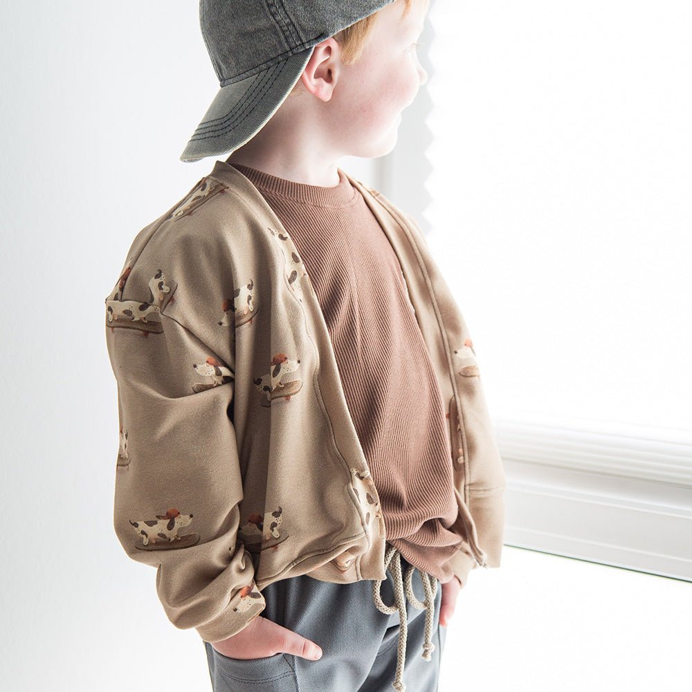 Oskar the Cooldog dunkel (Hund) | Jersey & French Terry (BIO)