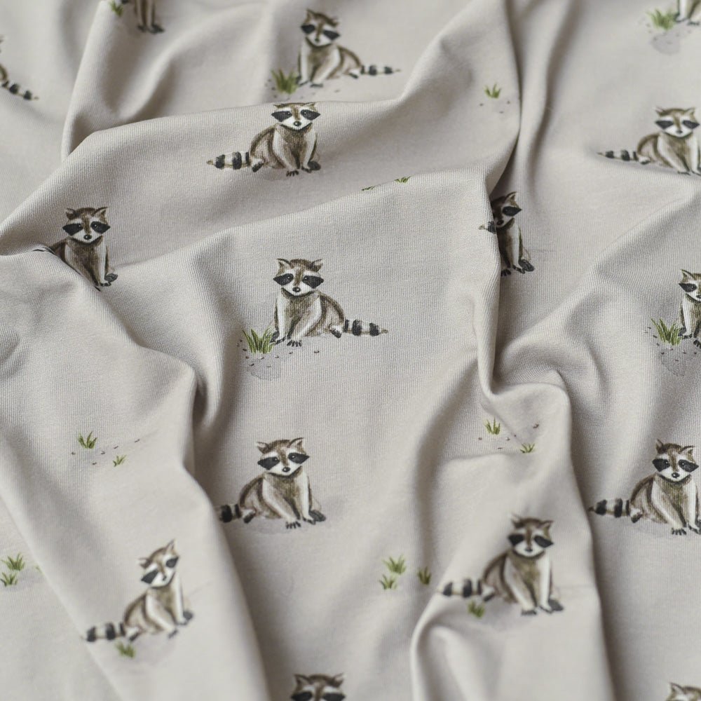 Pauli der Putzige dunkel (Waschbär) | Jersey & French Terry (BIO)