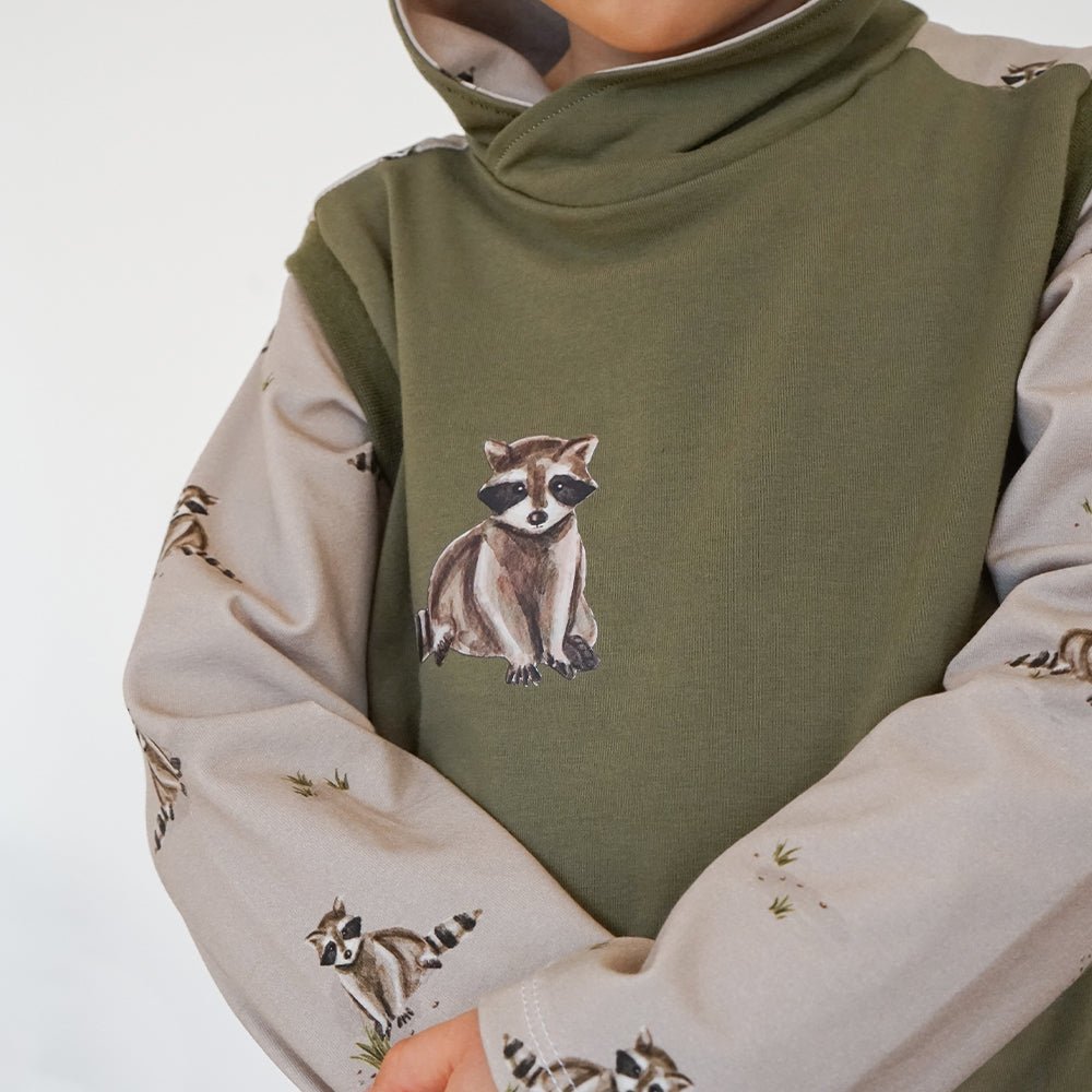 Bügelbild | Pauli (Waschbär)