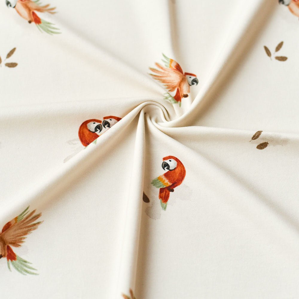 Piet Plapperschnabel hell (Papagei) | Jersey  &  French Terry (BIO)