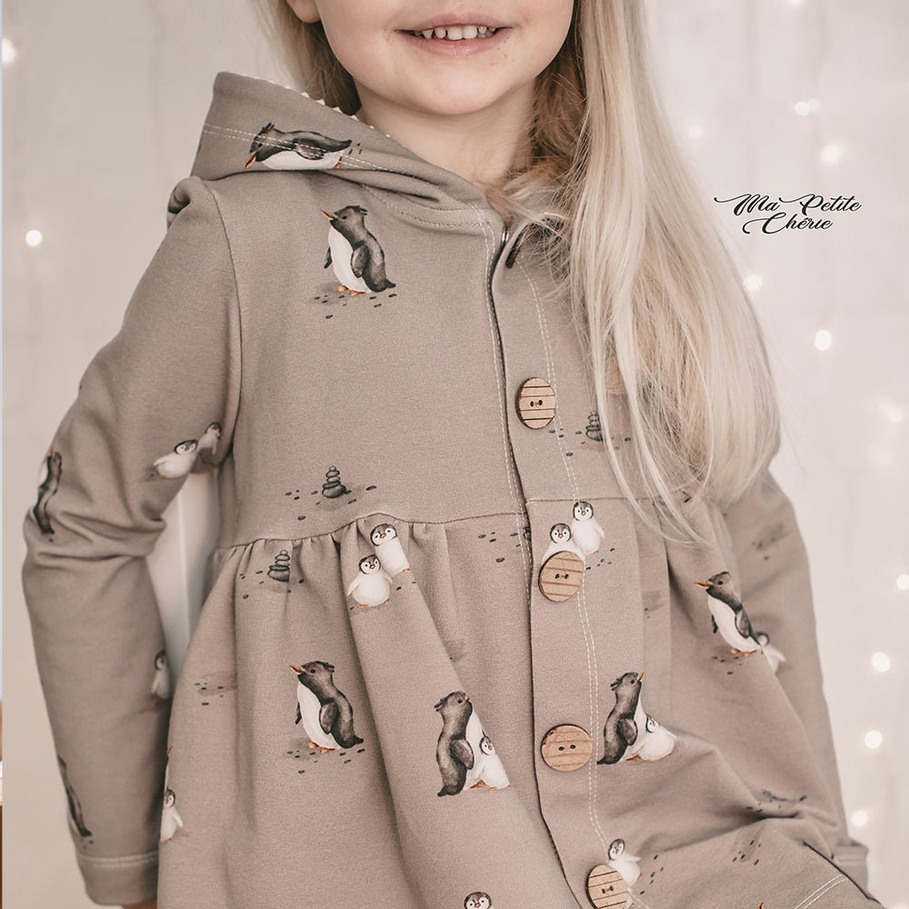 Plitsch & Platsch dunkel (Pinguin) | Jersey & French Terry (BIO)