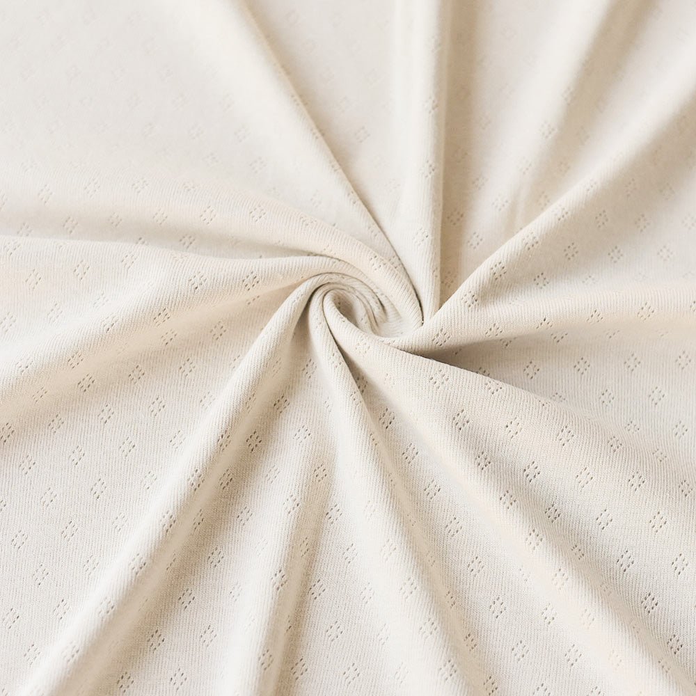 Pointelle-Strick | Ecru