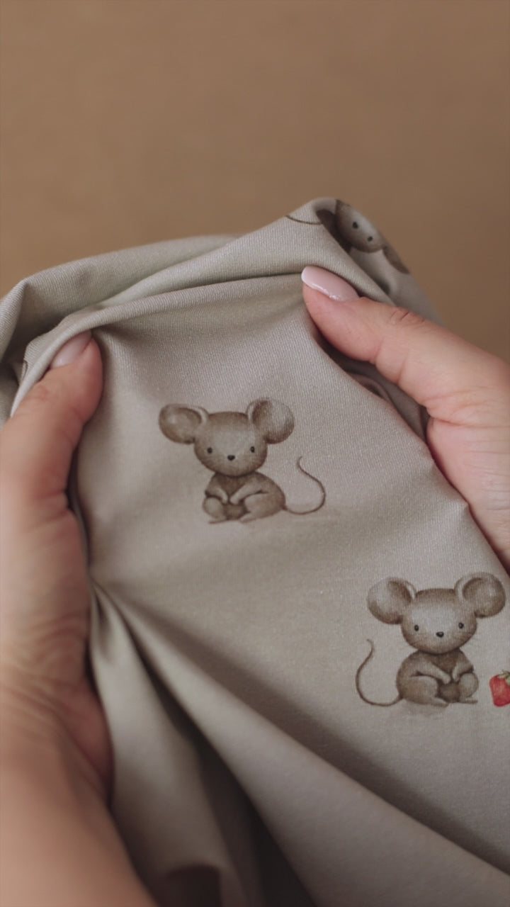 Mika Mausezahn dunkel (Maus) | Jersey & French Terry (BIO)