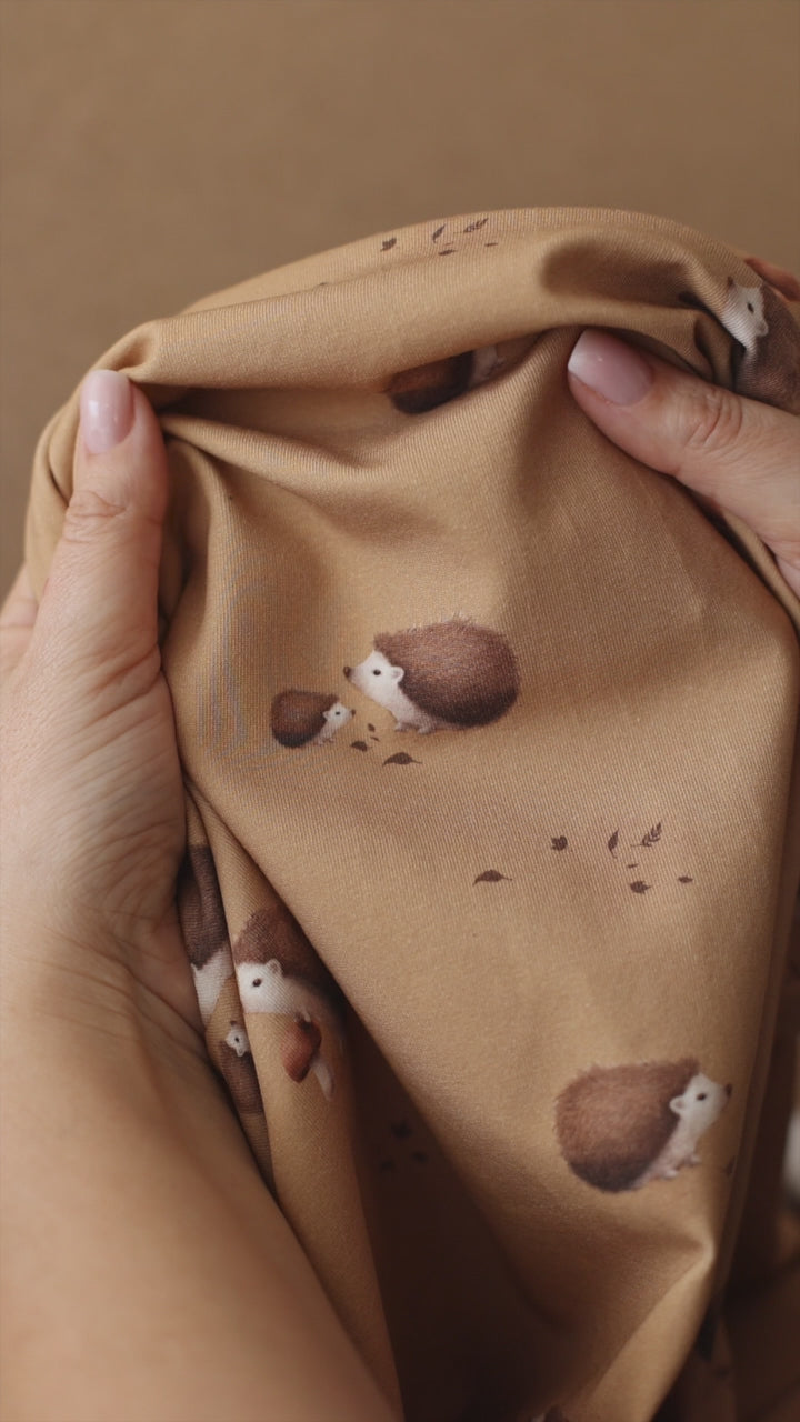 Spiky der Stachlige dunkel (Igel) | Jersey & French Terry (BIO)