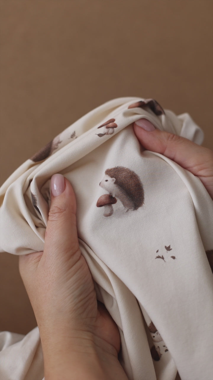 Spiky der Stachlige hell (Igel) | Jersey & French Terry (BIO)