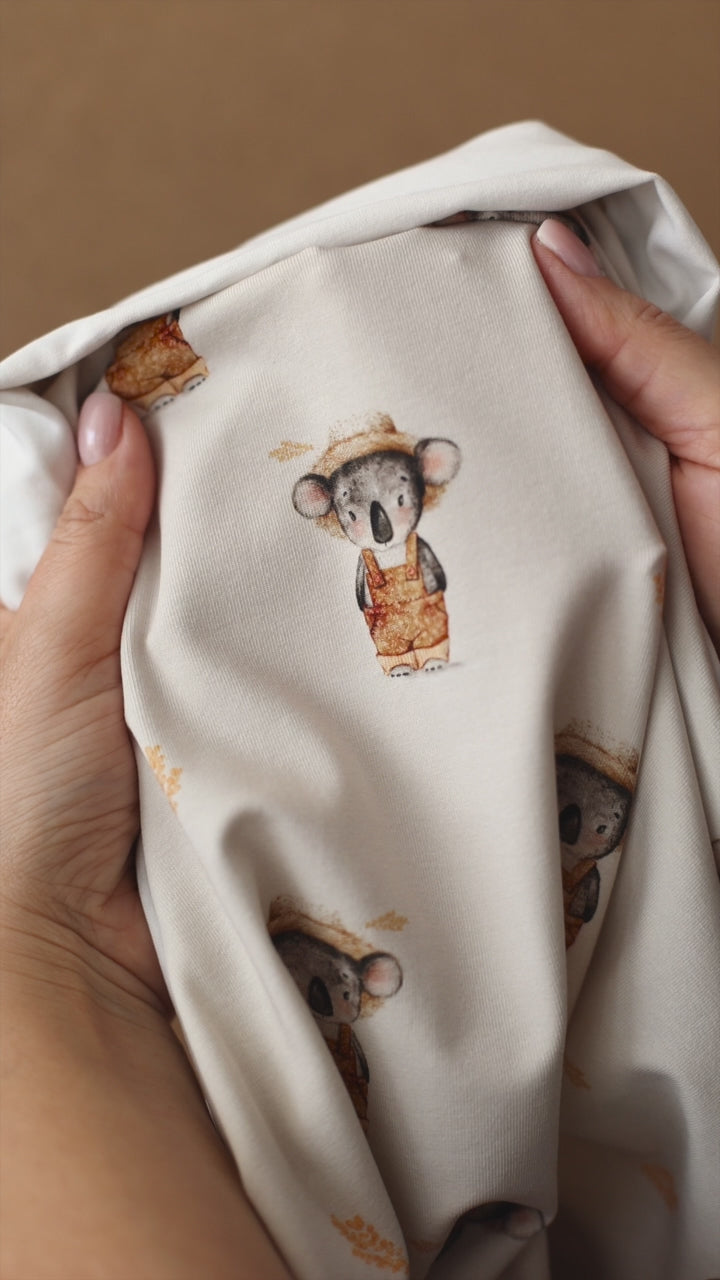 Hucklbärli hell (Koala) | Jersey & French Terry (BIO)