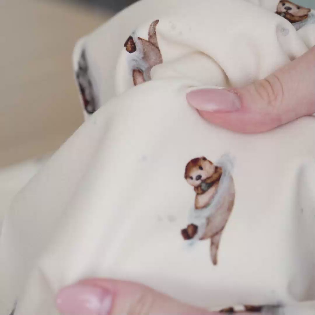 Fips der Vielfraß hell (Otter) | Jersey  &  French Terry (BIO)