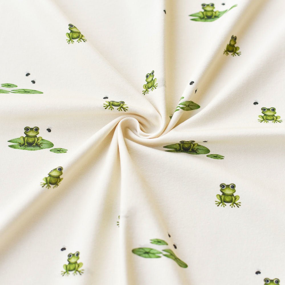 Quentin der Quakige hell (Frosch) | Jersey  &  French Terry (BIO)