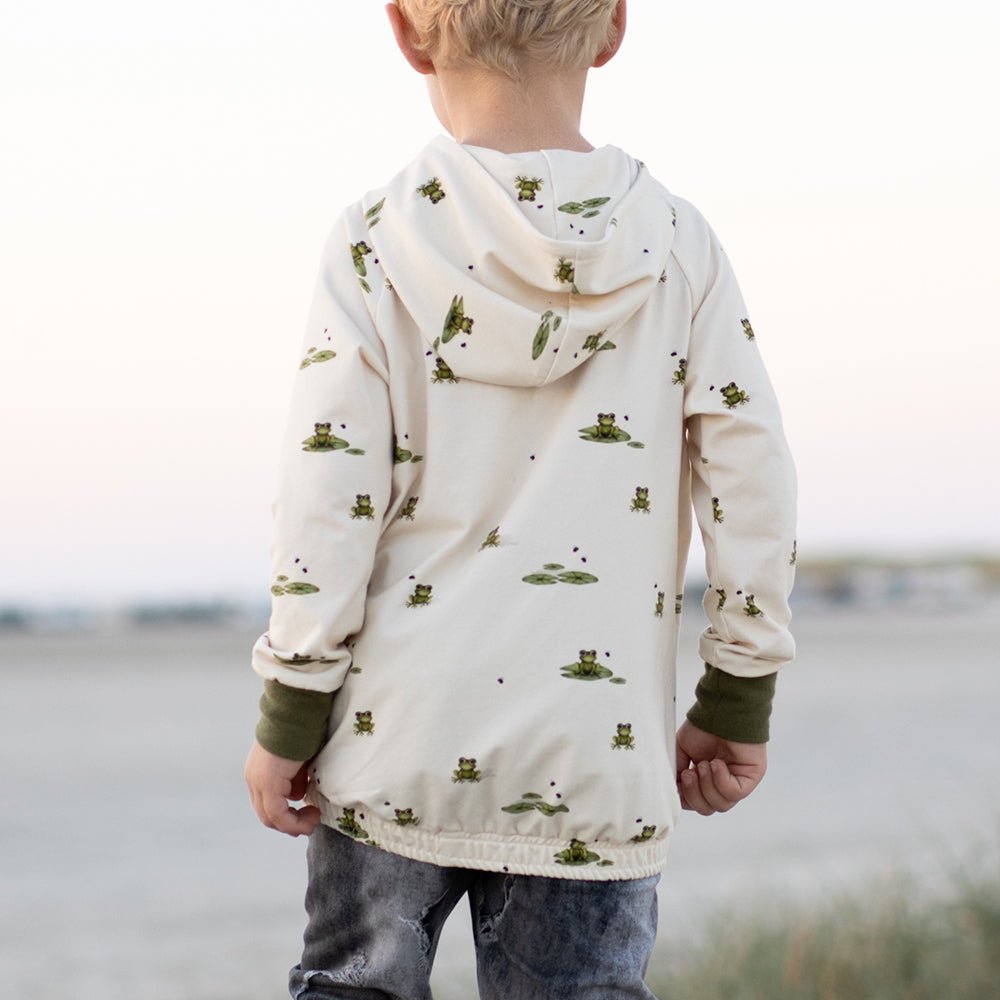 Quentin der Quakige hell (Frosch) | Jersey  &  French Terry (BIO)