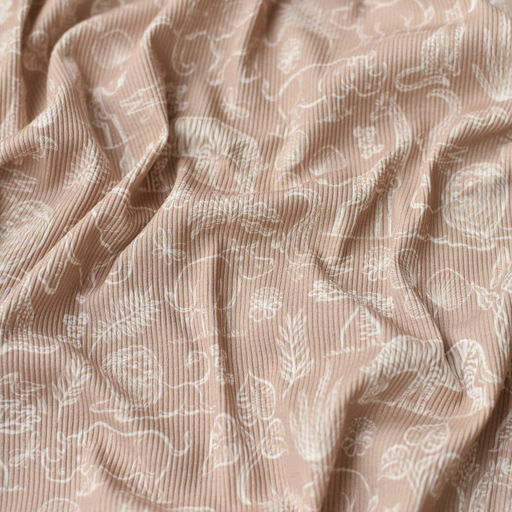 Safarimania dunkel | Bio Ribjersey