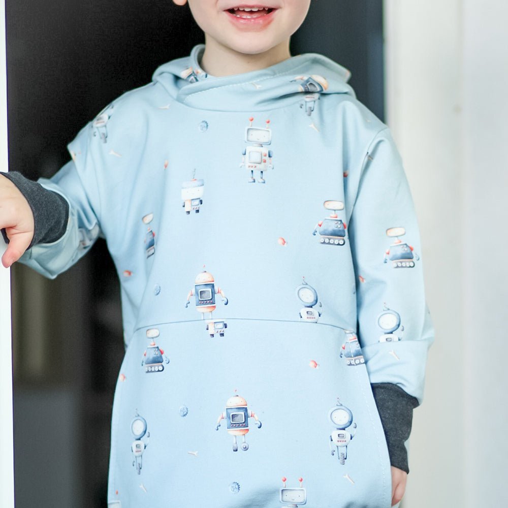 ROB-E dunkel (Roboter) | Jersey & French Terry (BIO)