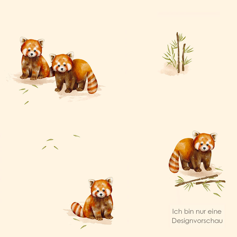 Rufus der Rotschopf hell (Roter Panda) | UV Bade-Lycra Vorbestellung