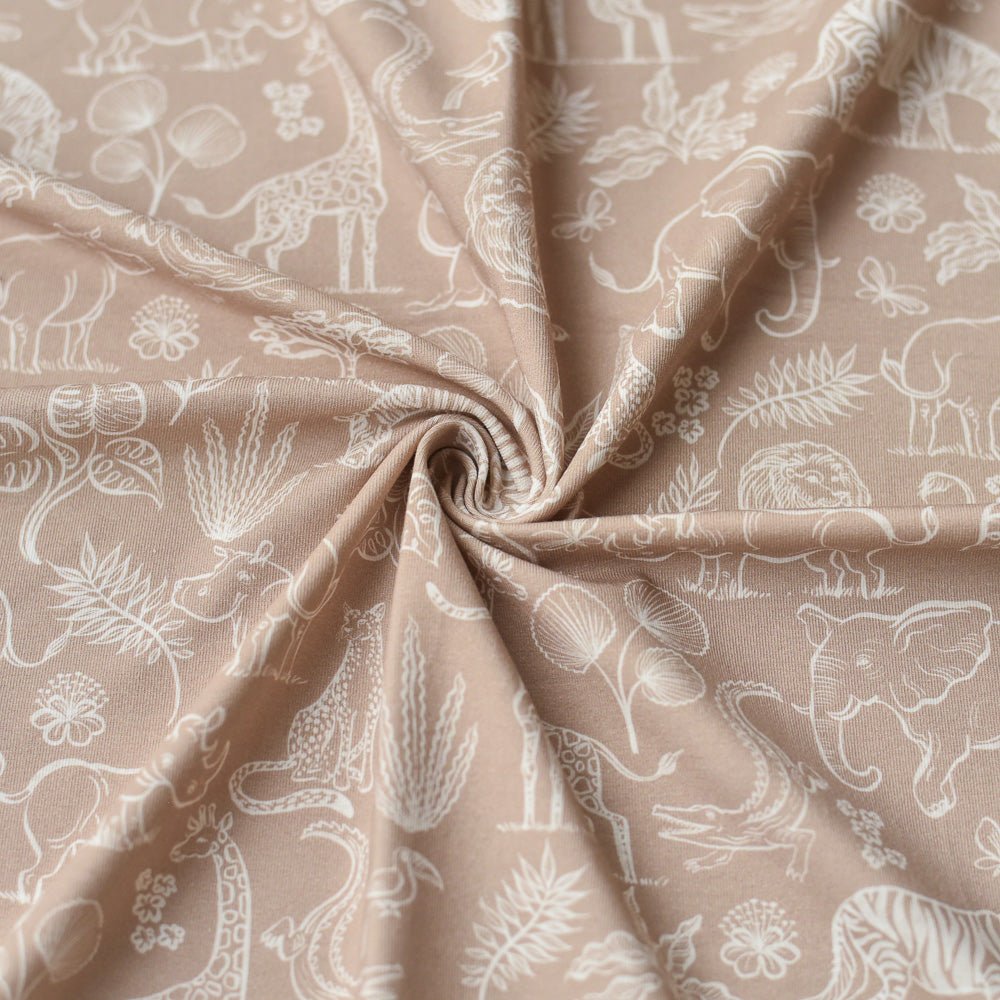 Safarimania dunkel  | Jersey & French Terry (BIO)