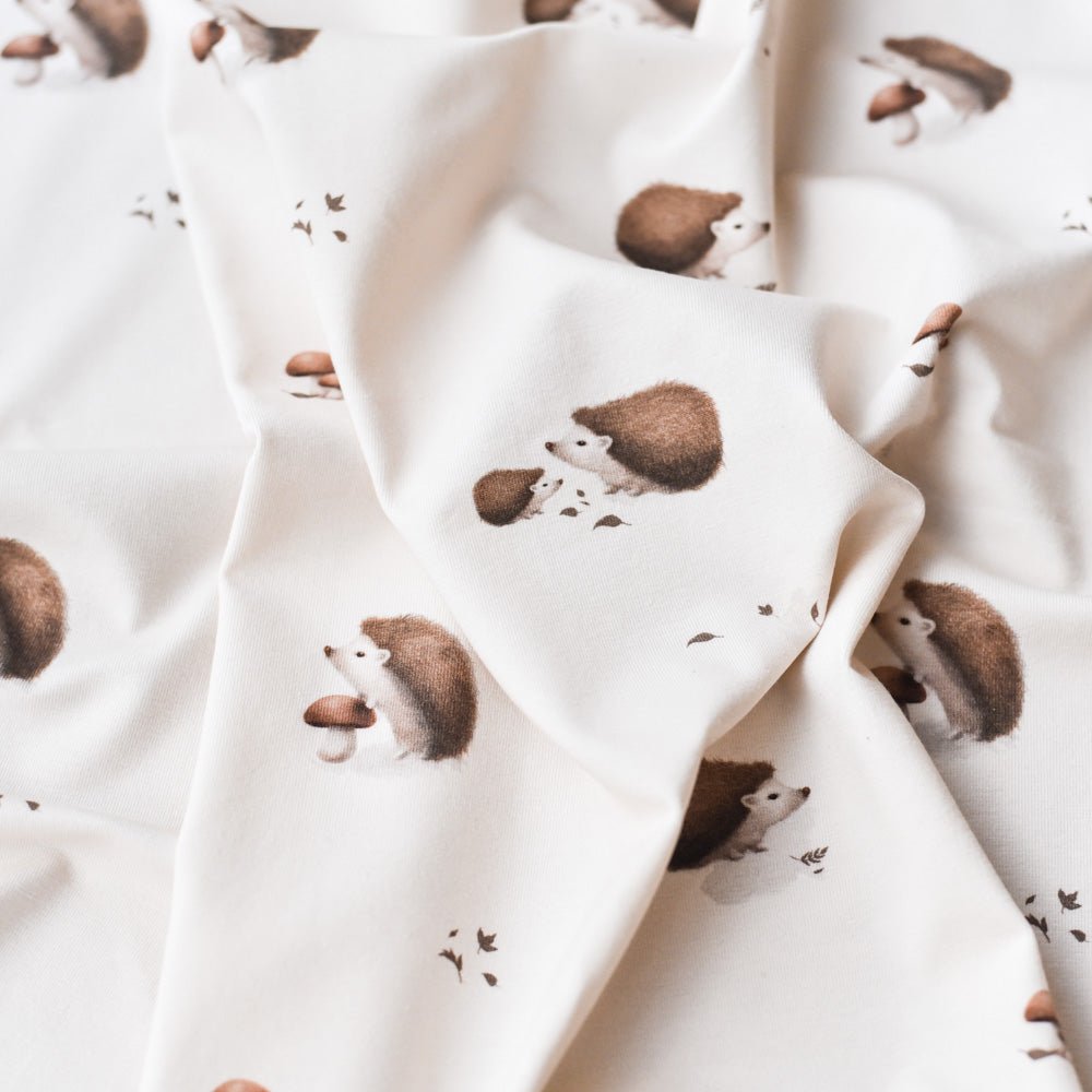 Spiky der Stachlige hell (Igel) | Jersey & French Terry (BIO)