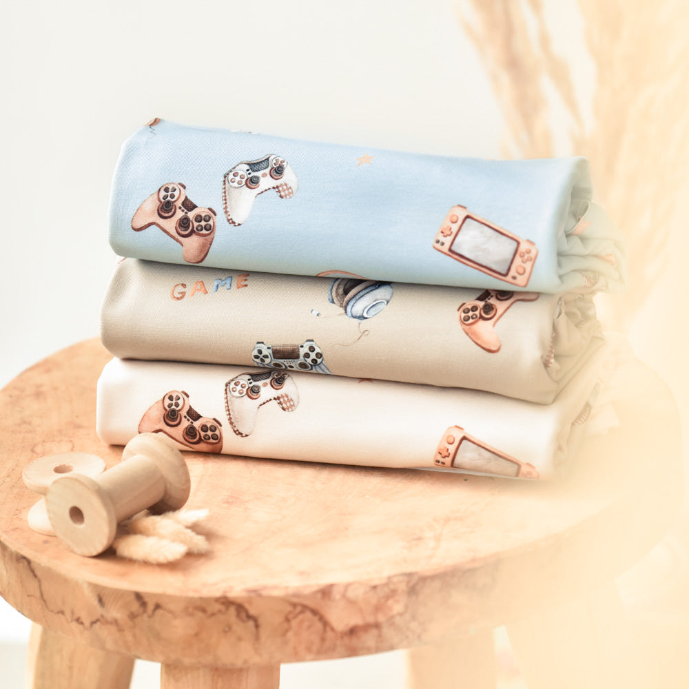 Game on blau | Jersey & French Terry (BIO)