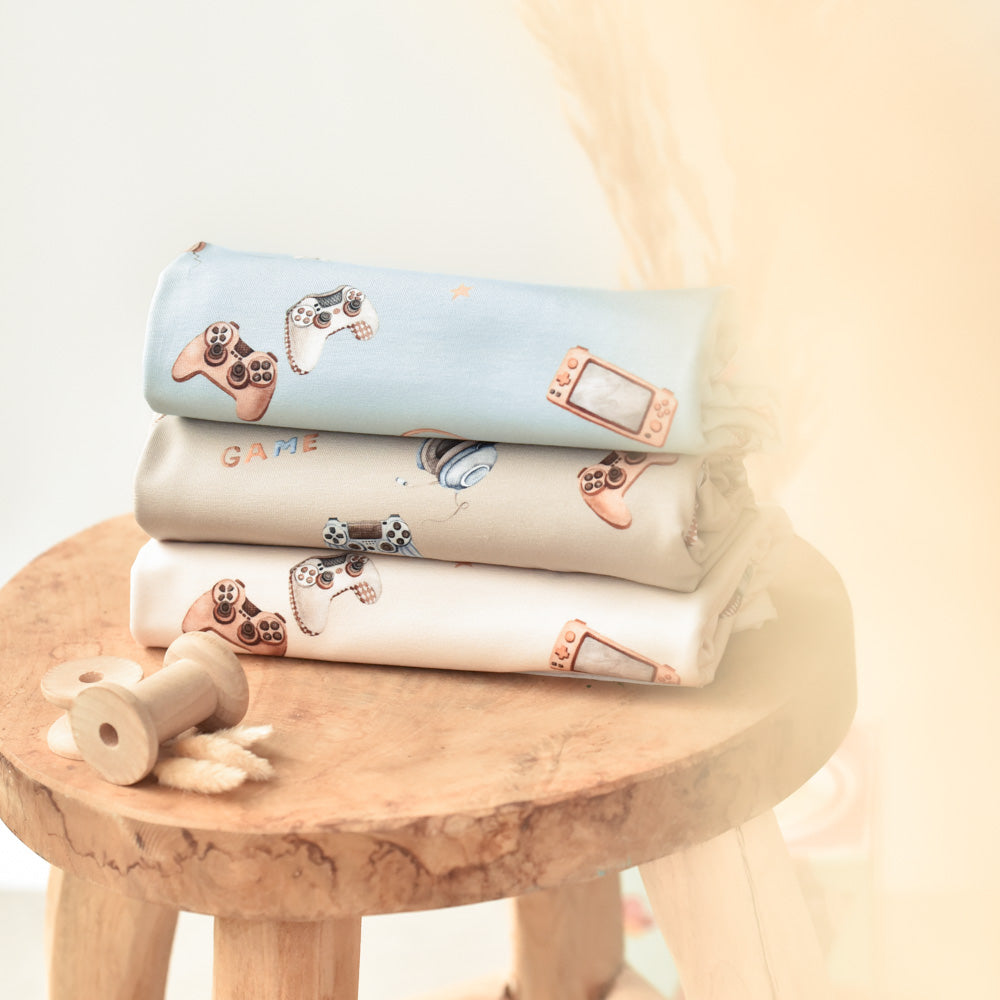 Jersey & French Terry (BIO) | Game on blau