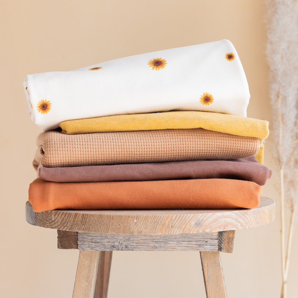 Sunny Sunflowers | Jersey & French Terry (BIO)