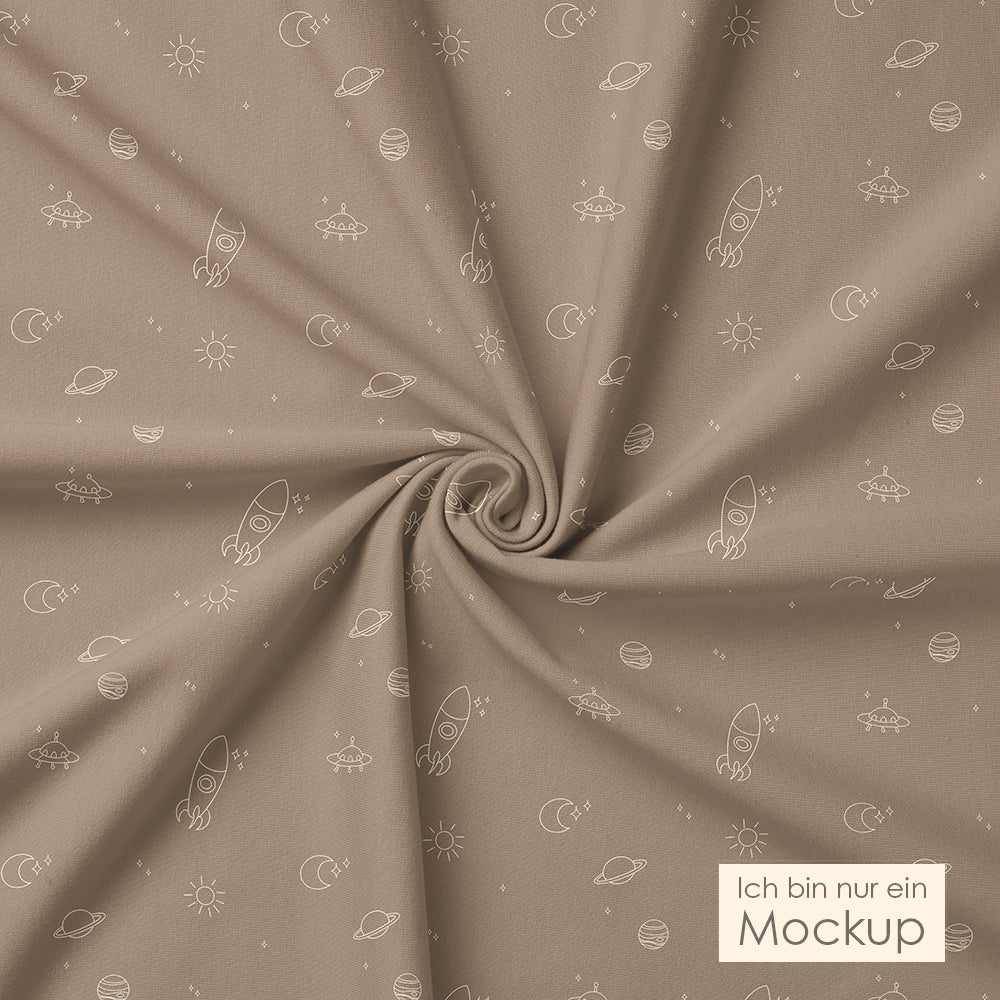 Sternenflieger dunkel | Jersey & French Terry (BIO)