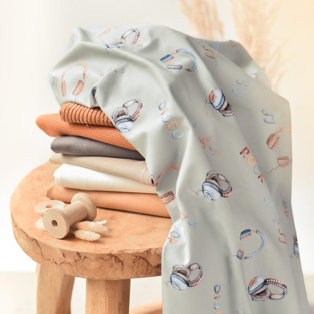 Drop the beat dunkel | Jersey & French Terry (BIO)