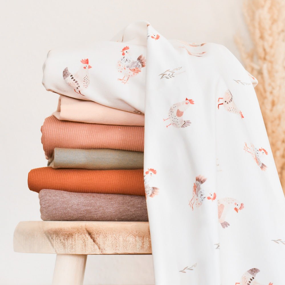 Jersey & French Terry (BIO) | Henrietta Henne hell (Huhn)