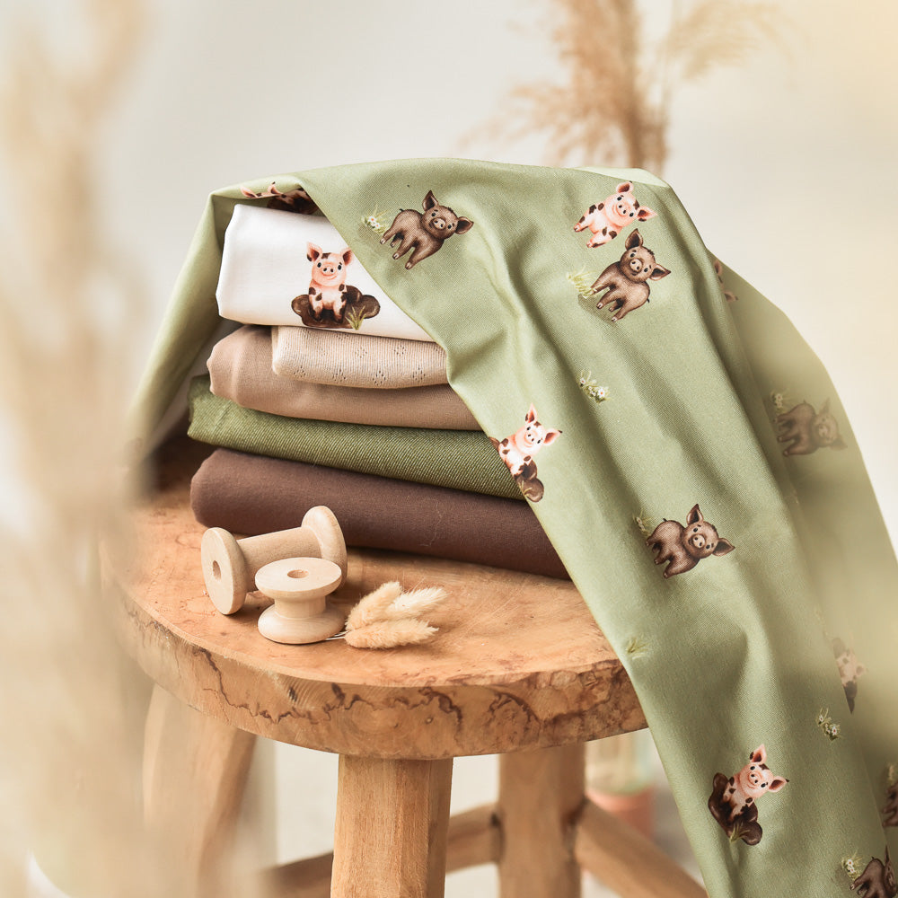 Horsti&Borsti dunkel (Schwein) | Jersey & French Terry (BIO)