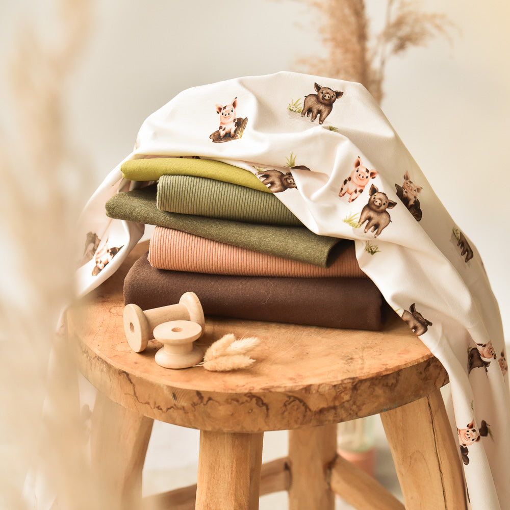 Horsti&Borsti hell (Schwein) | Jersey & French Terry (BIO)