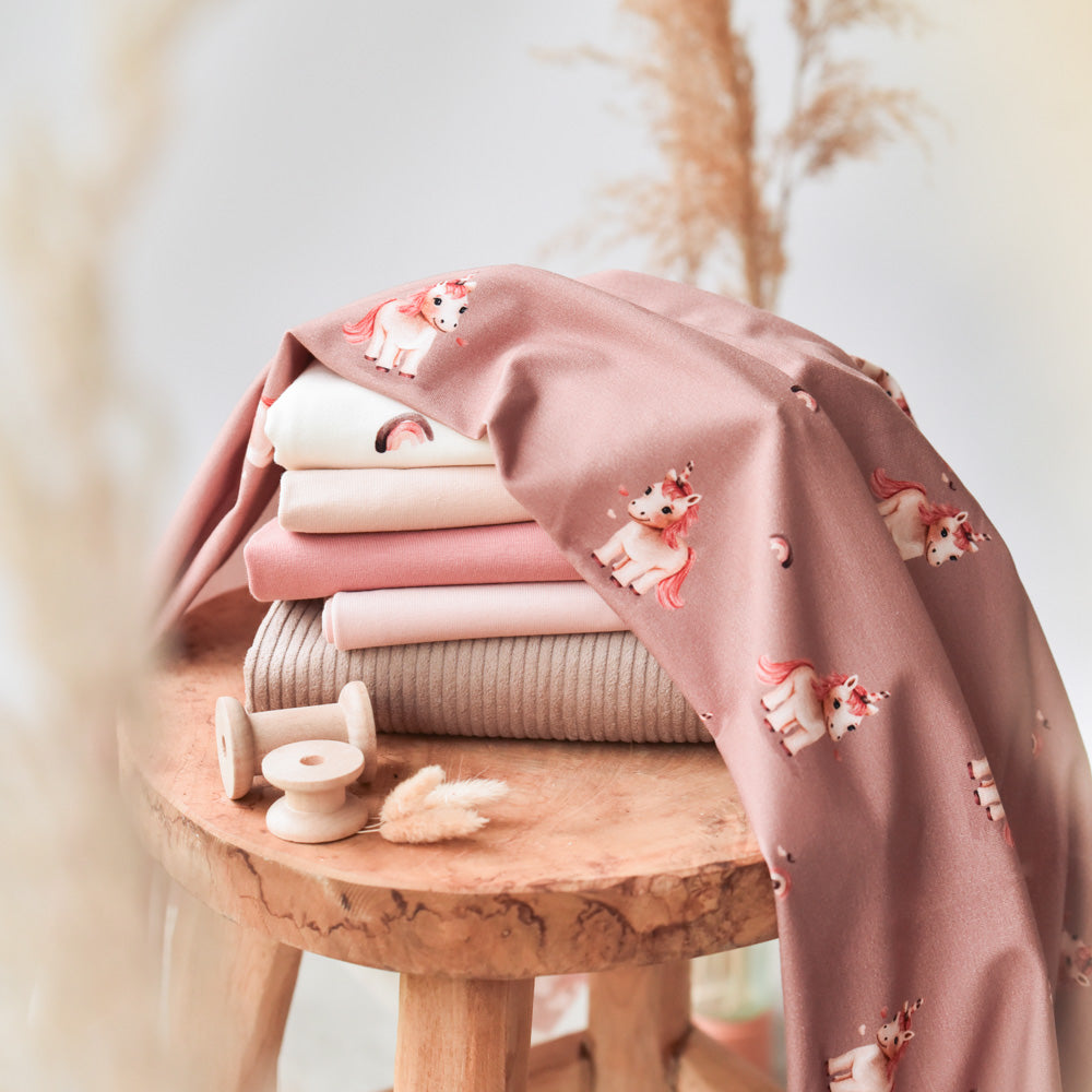 Mirabelle die Magische dunkel (Einhorn) | Jersey & French Terry (BIO)