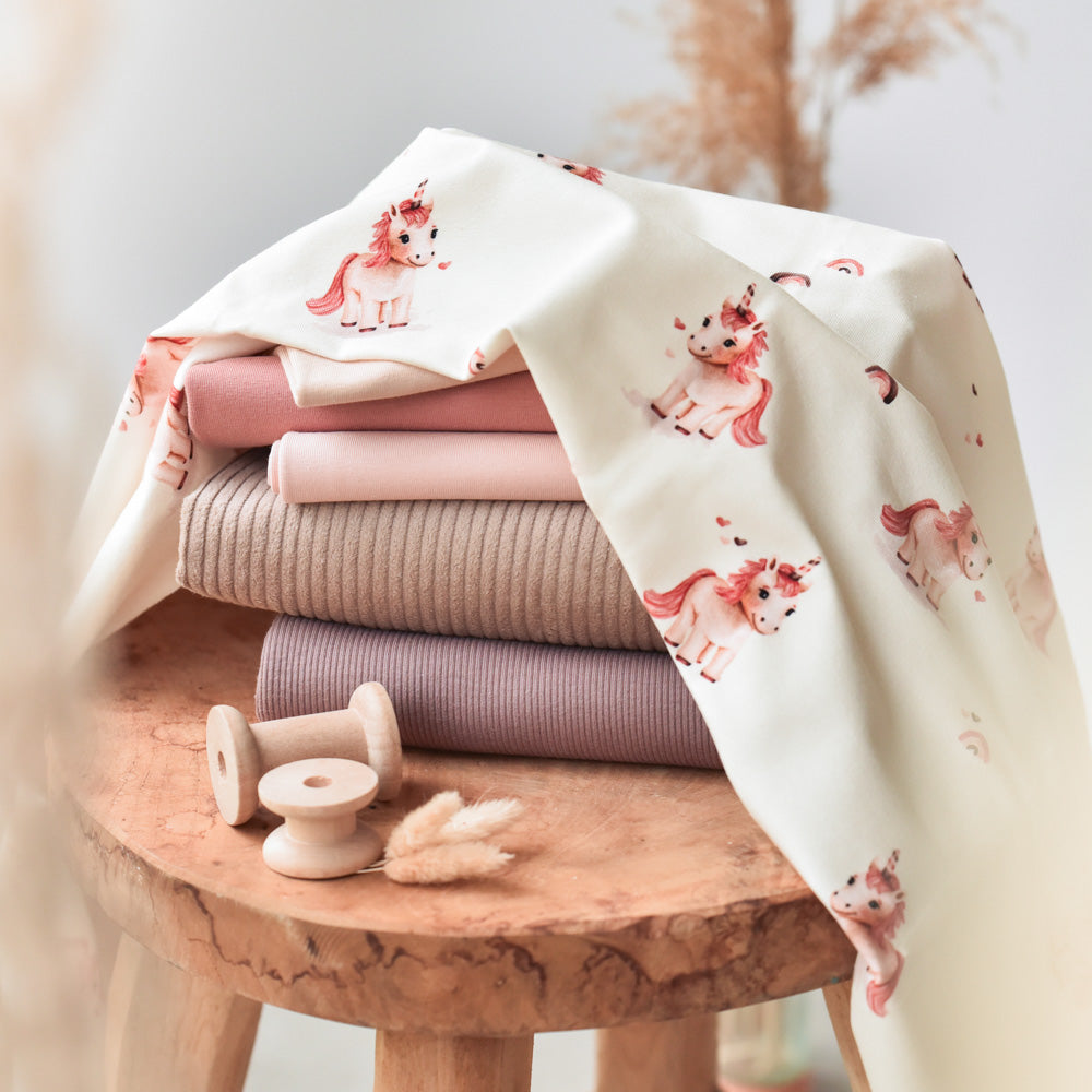 Mirabelle die Magische hell (Einhorn) | Jersey & French Terry (BIO)