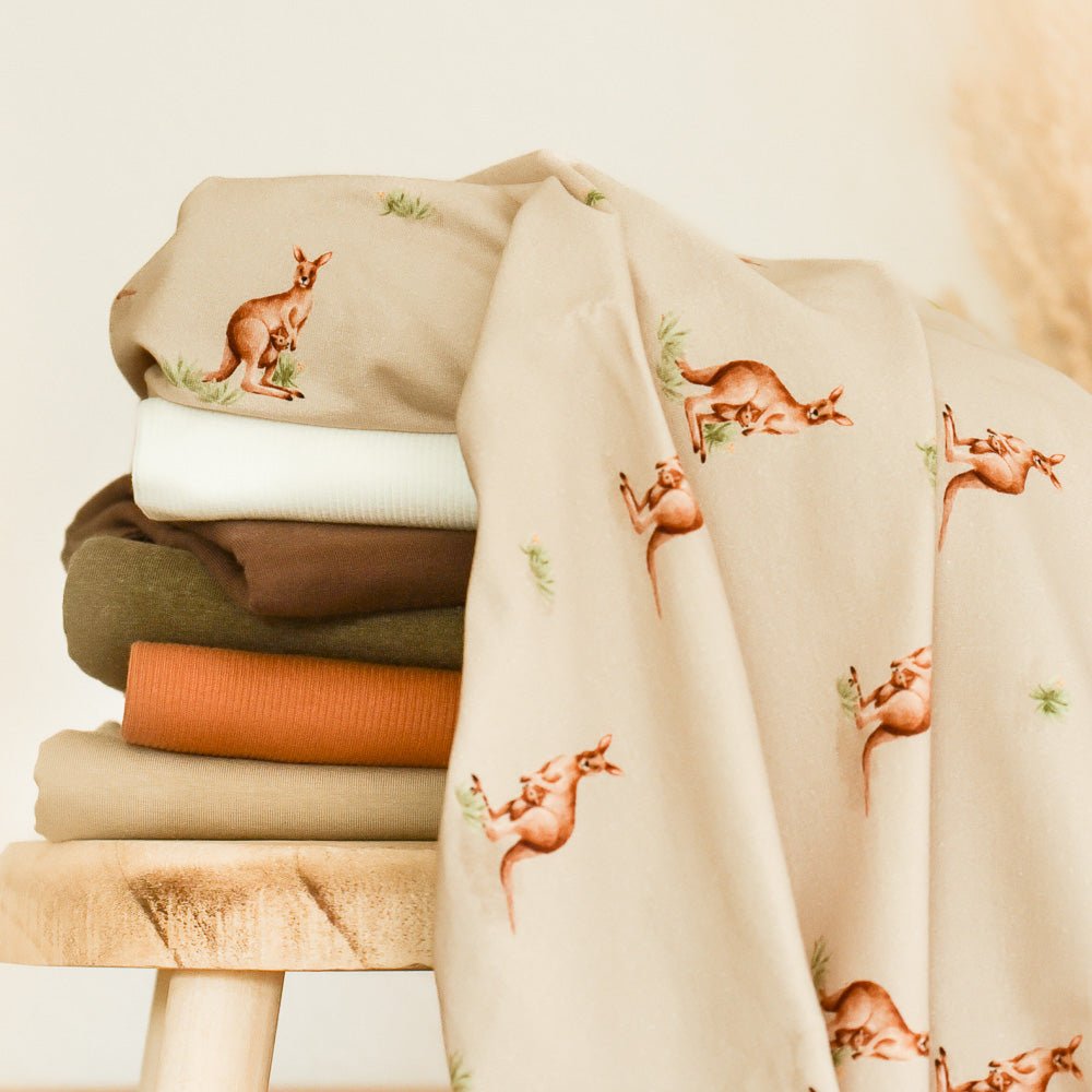 Sydney die Sprunghafte dunkel (Känguru) | Jersey & French Terry (BIO)