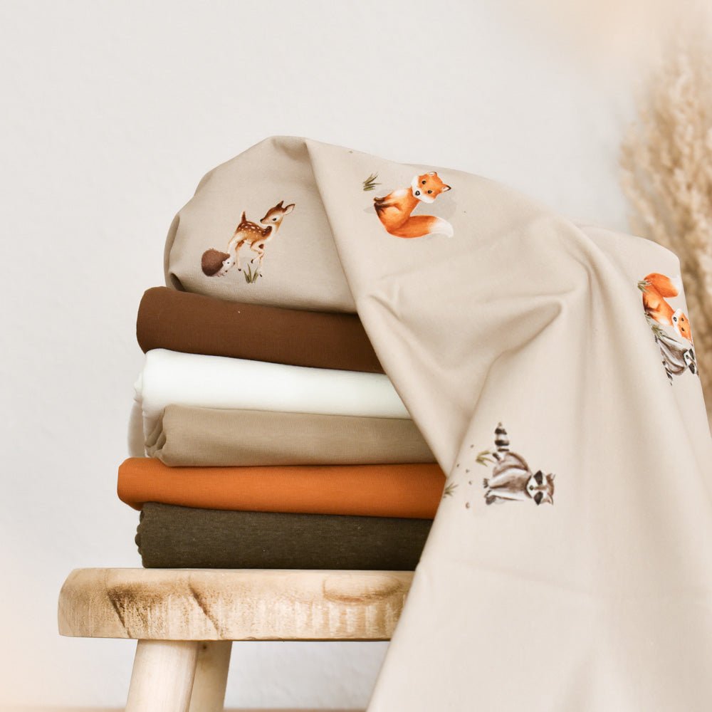 Tief im Wald hell | Jersey & French Terry (BIO)