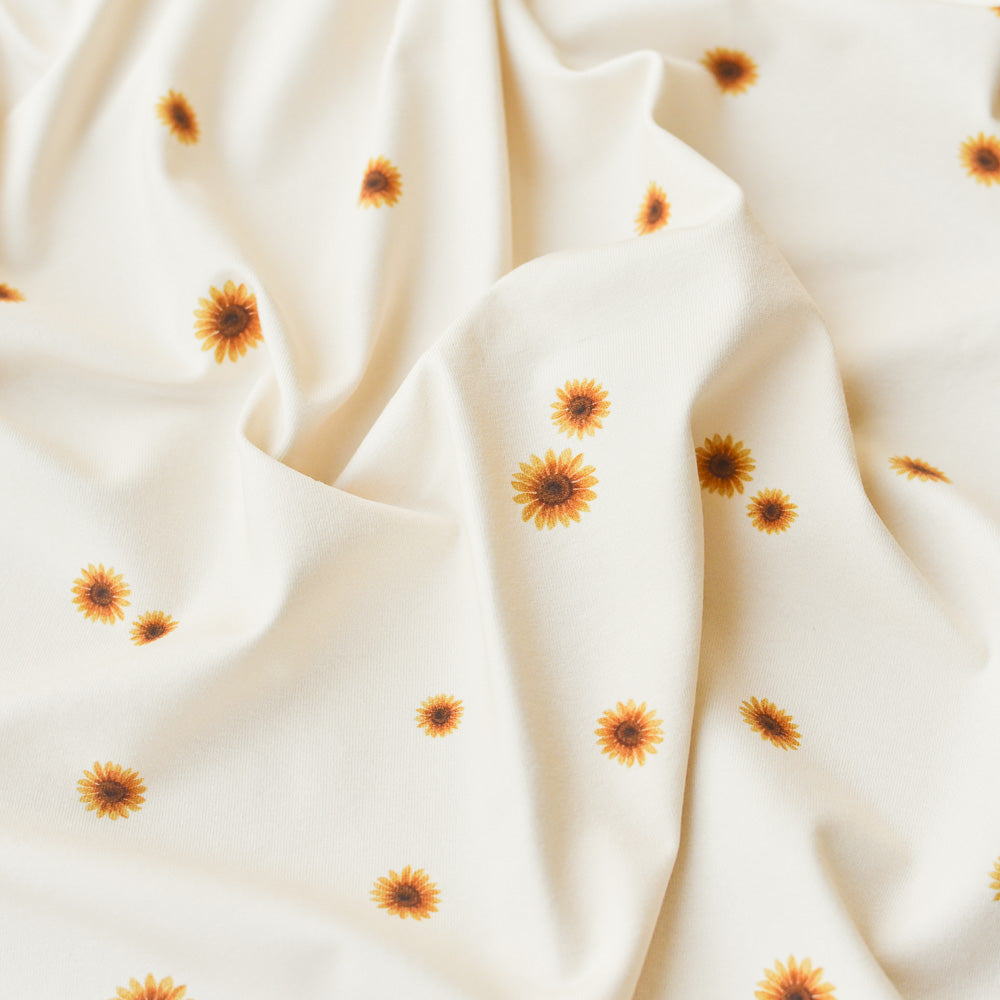 Sunny Sunflowers | Jersey & French Terry (BIO)