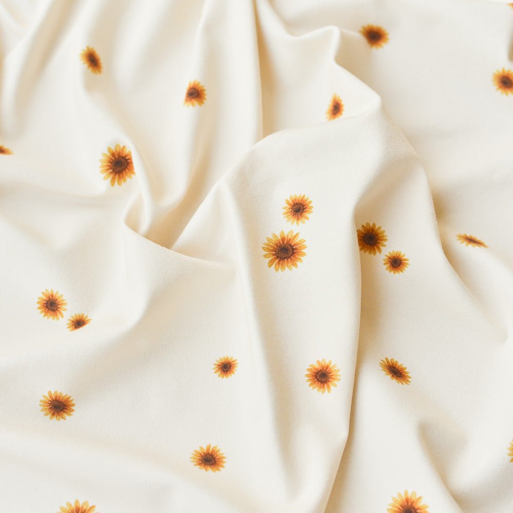 Sunny Sunflowers | Jersey & French Terry (BIO)