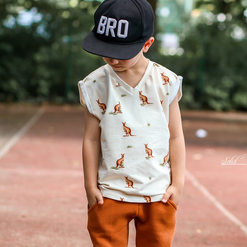 Sydney die Sprunghafte hell (Känguru) | Jersey & French Terry (BIO)