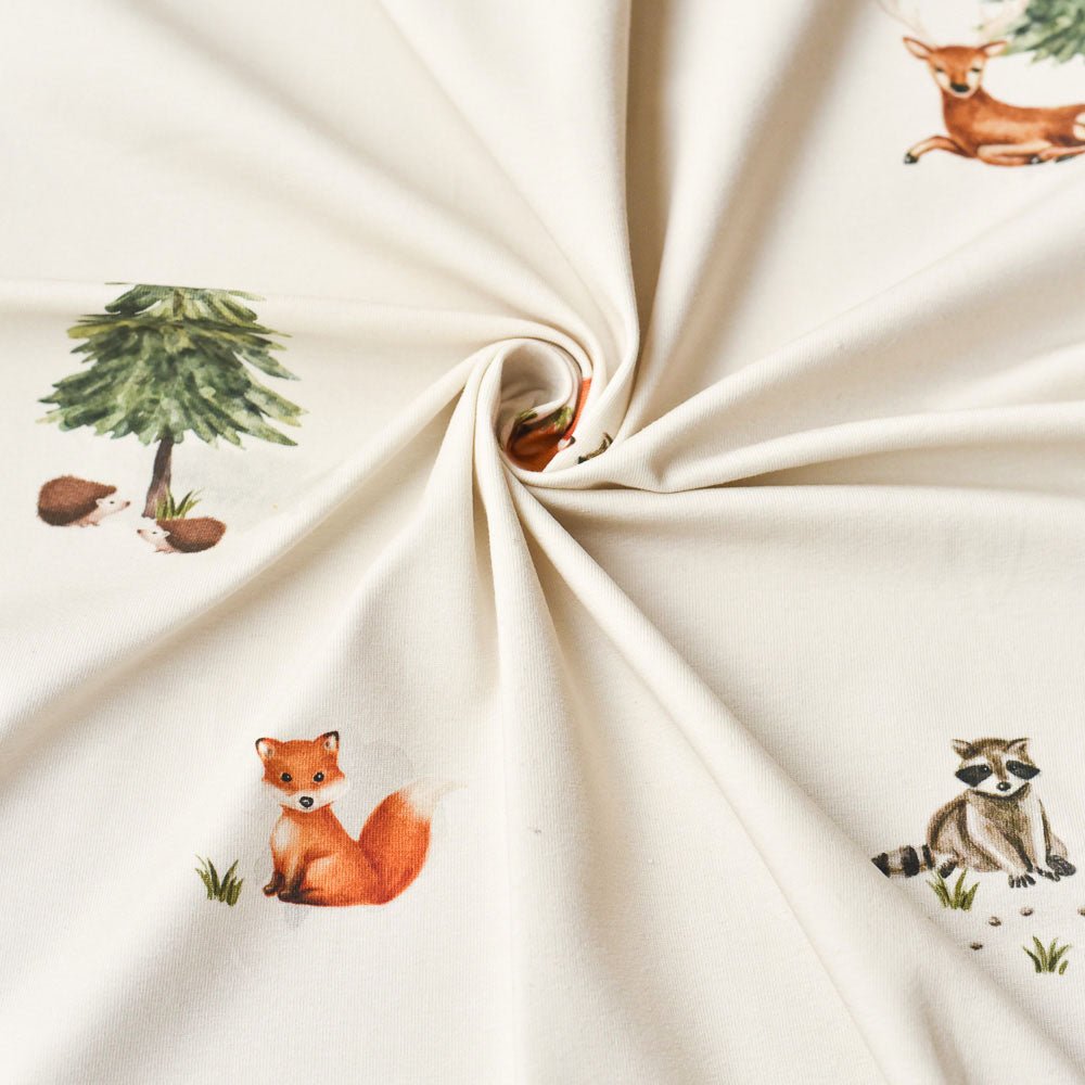 Tief im Wald hell | Jersey & French Terry (BIO)