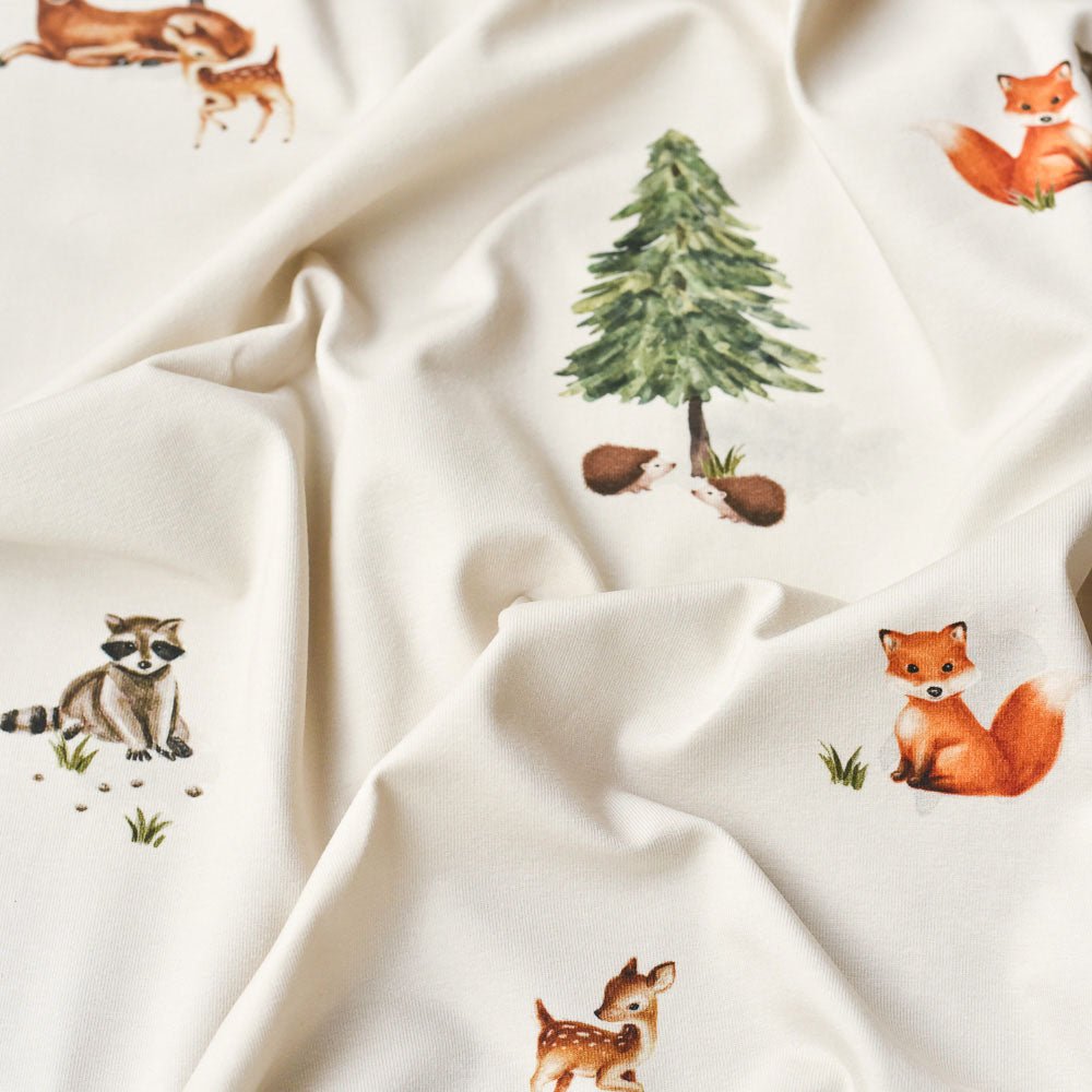 Tief im Wald hell | Jersey & French Terry (BIO)