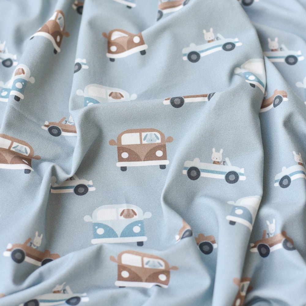 Little Traffic Blue | Jersey & French Terry (BIO)