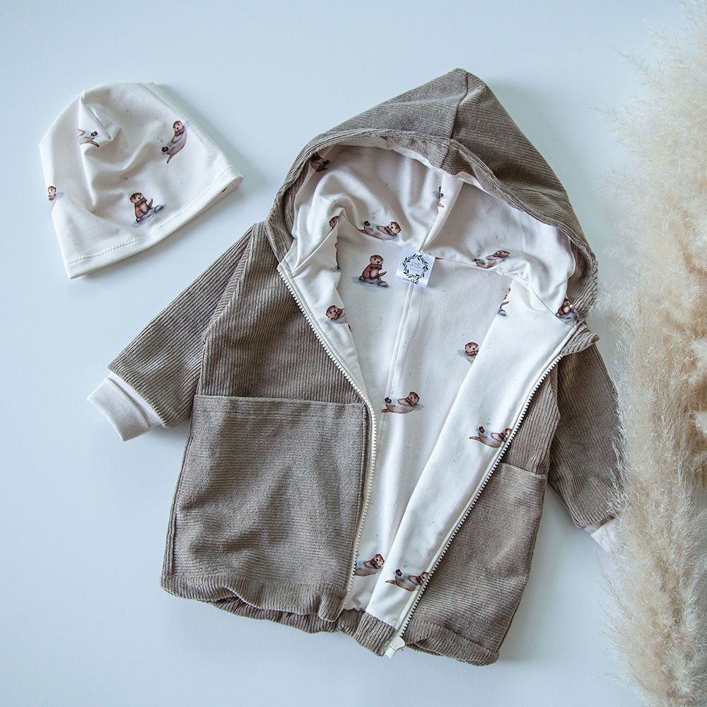 Fips der Vielfraß hell (Otter) | Jersey & French Terry (BIO)